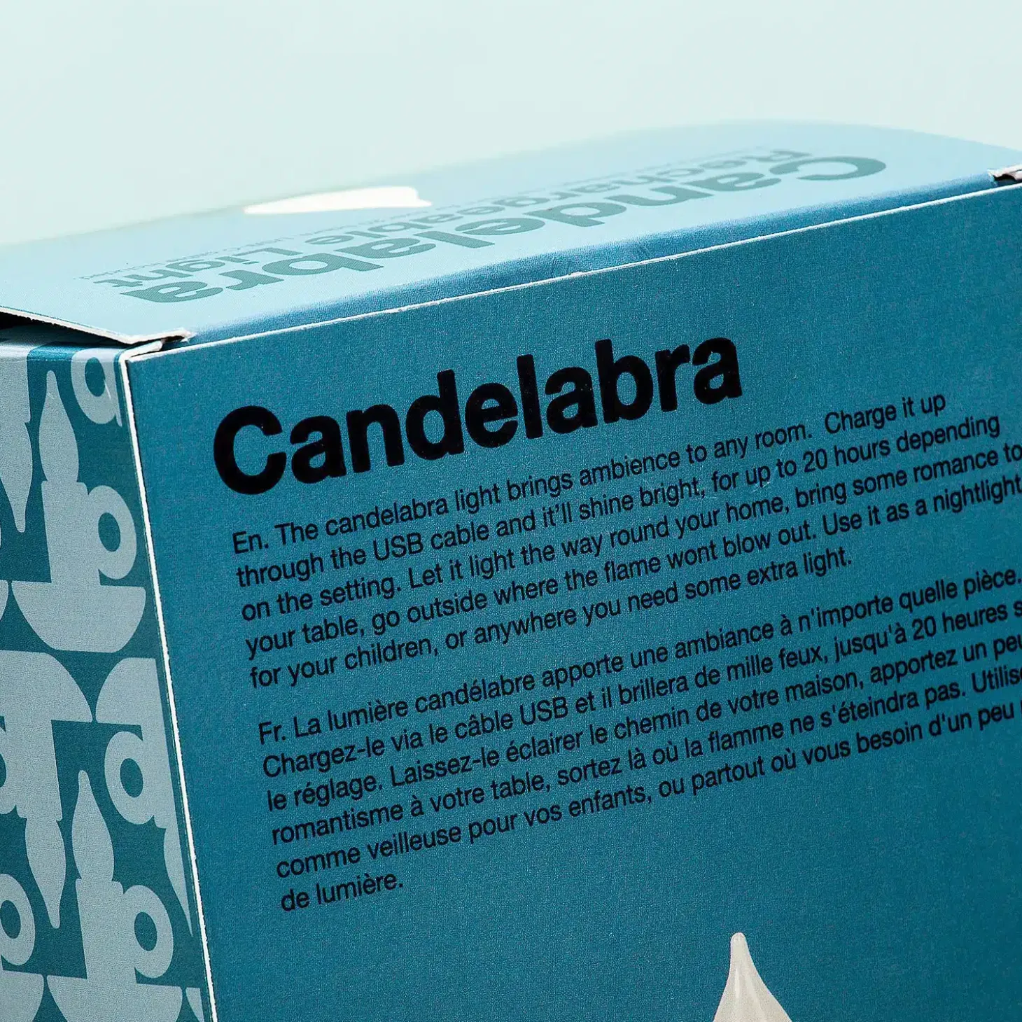 Oplaadbaar kandelaar lampje