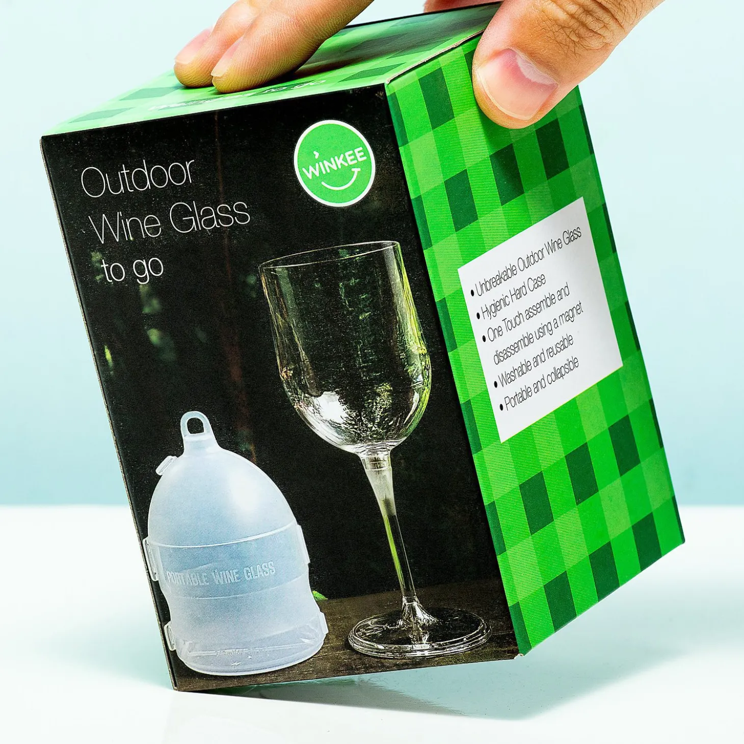 Outdoor wijnglas