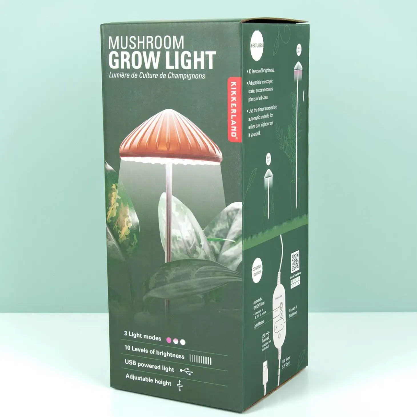Paddenstoel plantenlamp