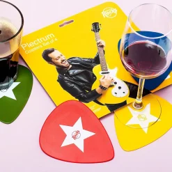 Plectrum onderzetters (set van 4)