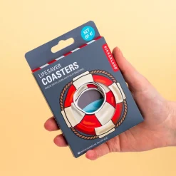 Reddingsboei onderzetters (set van 4)