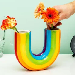 Regenboog vaas