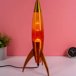 Rocket lavalamp oranje geel gradient