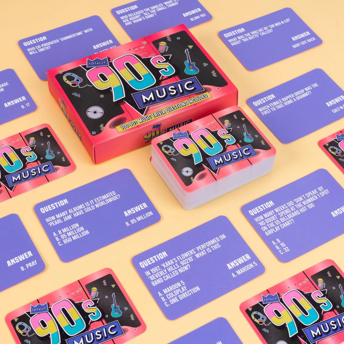 90s trivia spel