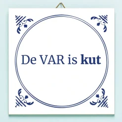 Tegeltje De VAR is kut