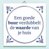 Tegeltje Een goede buur