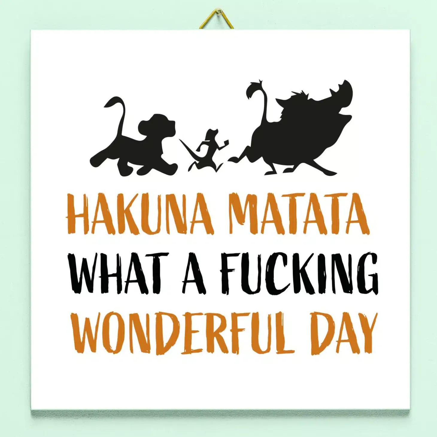 Tegeltje Hakuna Matata