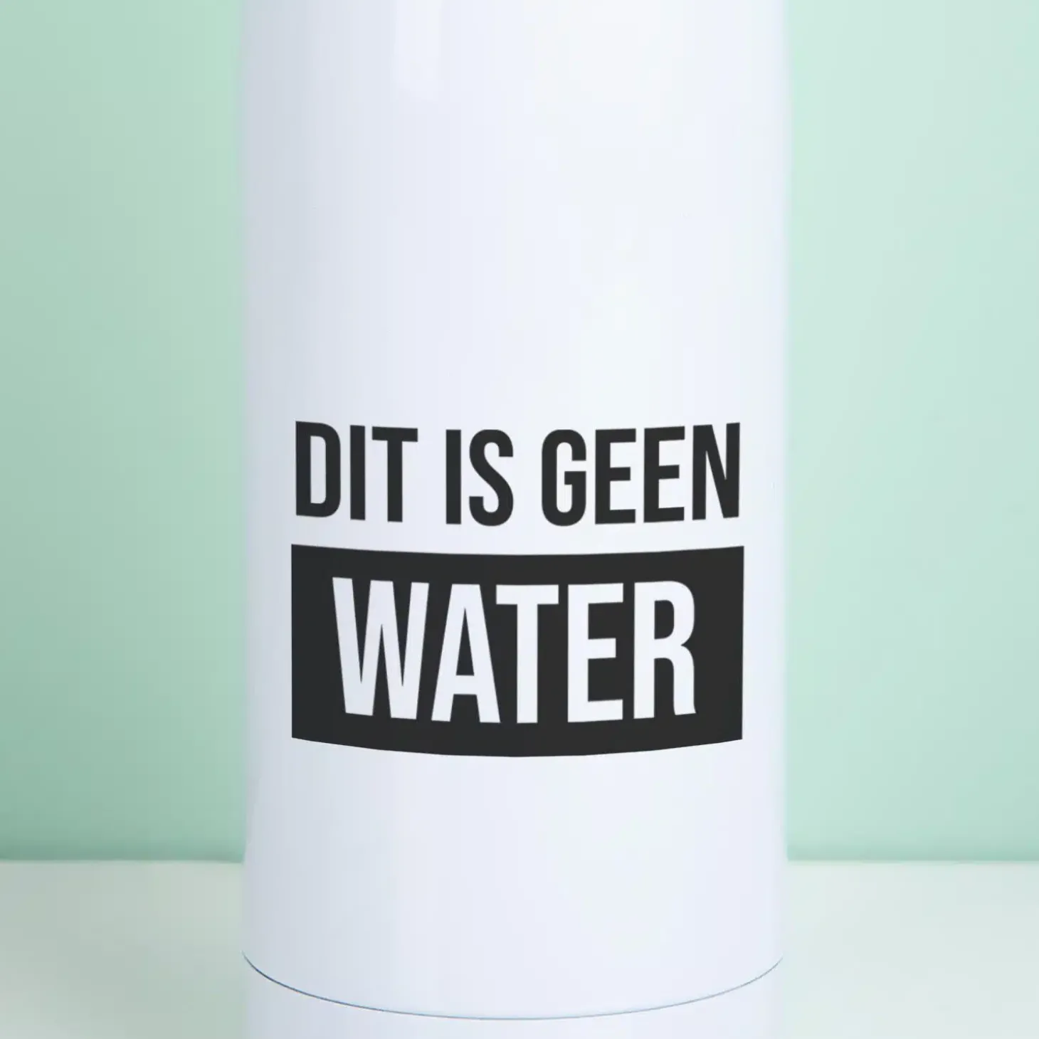 Thermosfles Dit is geen water