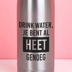 Thermosfles Heet genoeg