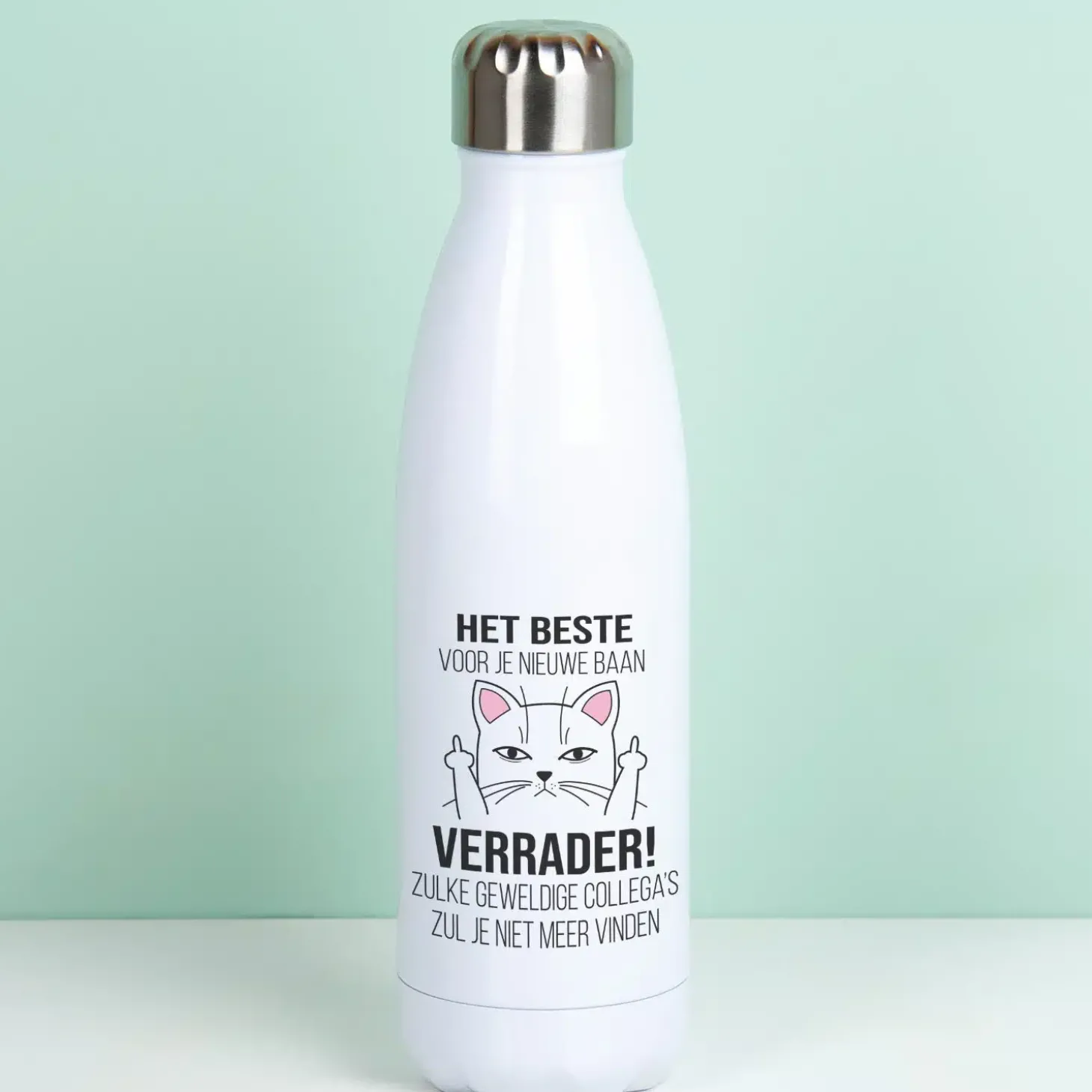 Thermosfles Het beste voor je nieuwe baan