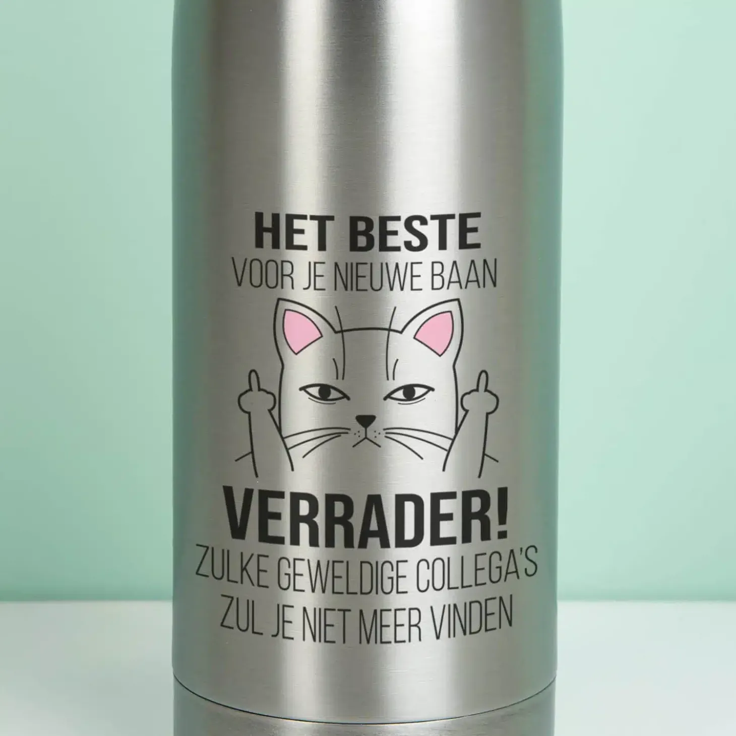 Thermosfles Het beste voor je nieuwe baan