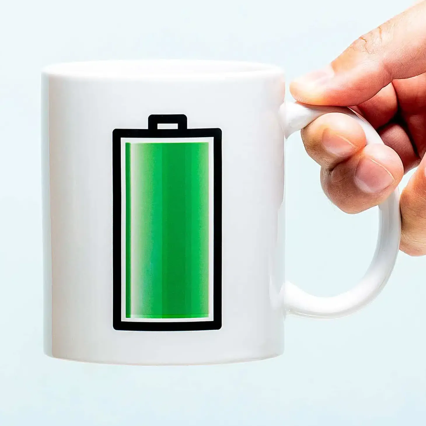 Warmtegevoelige Mok Batterij