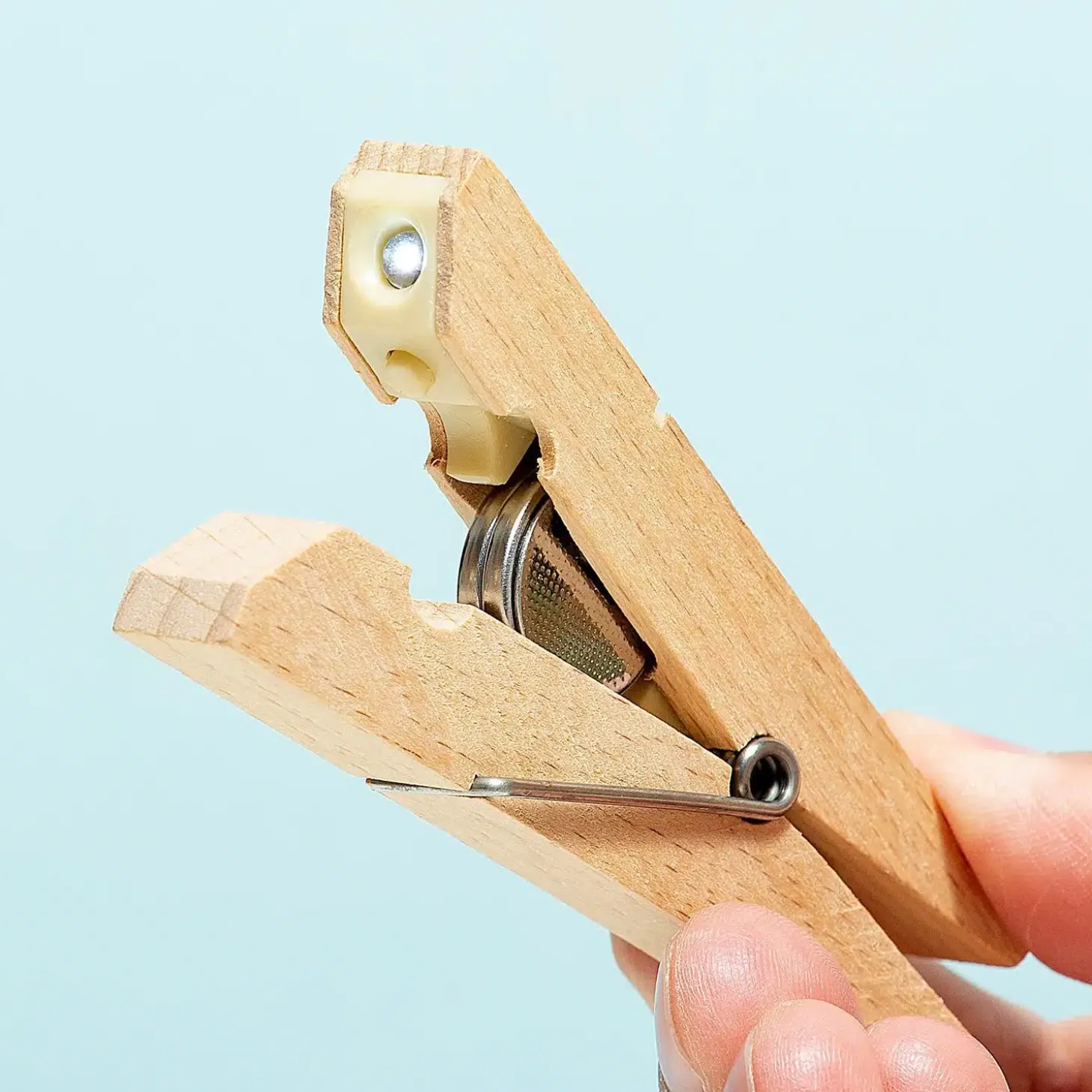 Wasknijper boeklampje