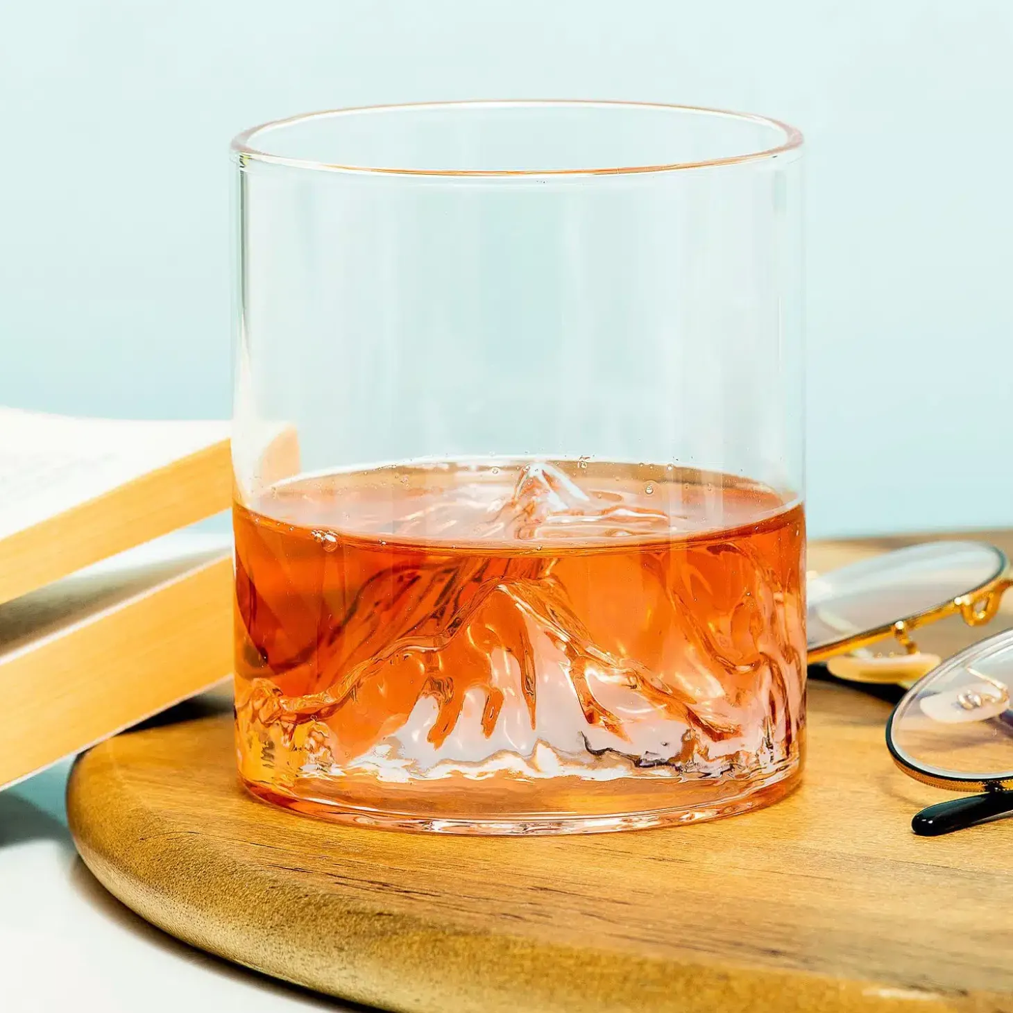 Whiskey glas on the rocks