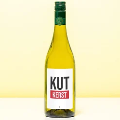 Wijnfles Kut Kerst