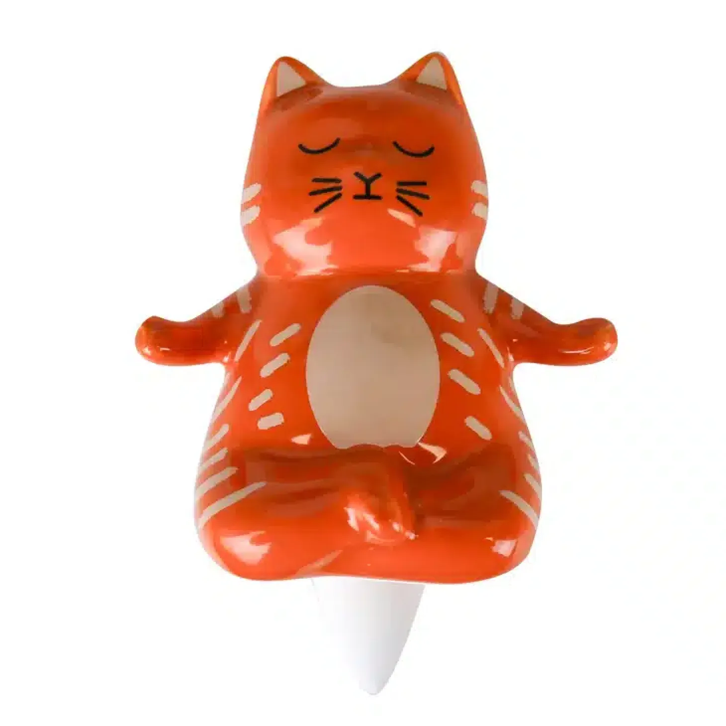 Yoga kat waterdruppelaar