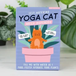 Yoga kat waterdruppelaar